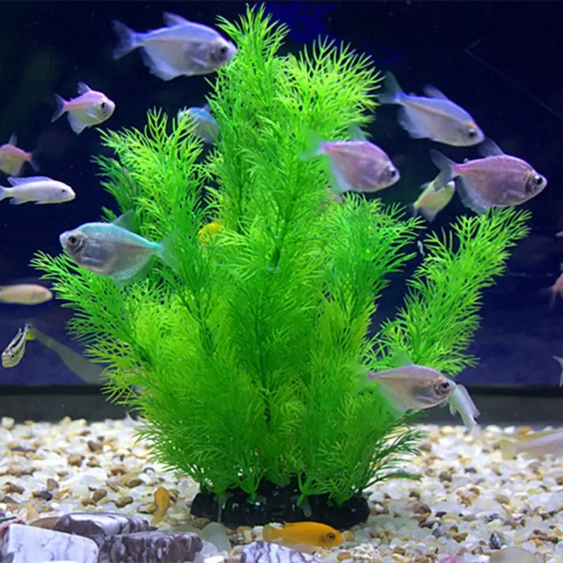 Fish Toys For Aquarium - Künstliche Aquarium Dekor Pflanzen Unterwasser Wasser