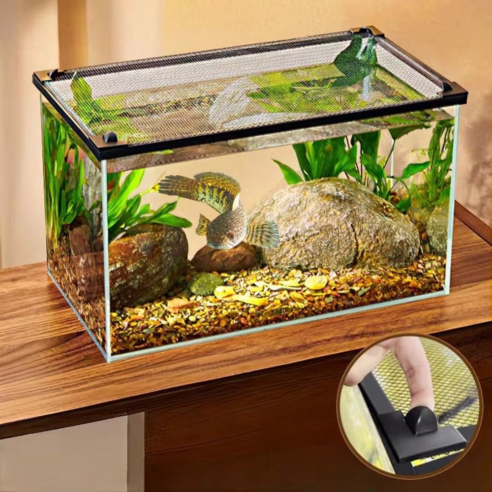 Aquarium Fish Net - Robuster Magnetischer Aquariumdeckel DIY Einfache Installation