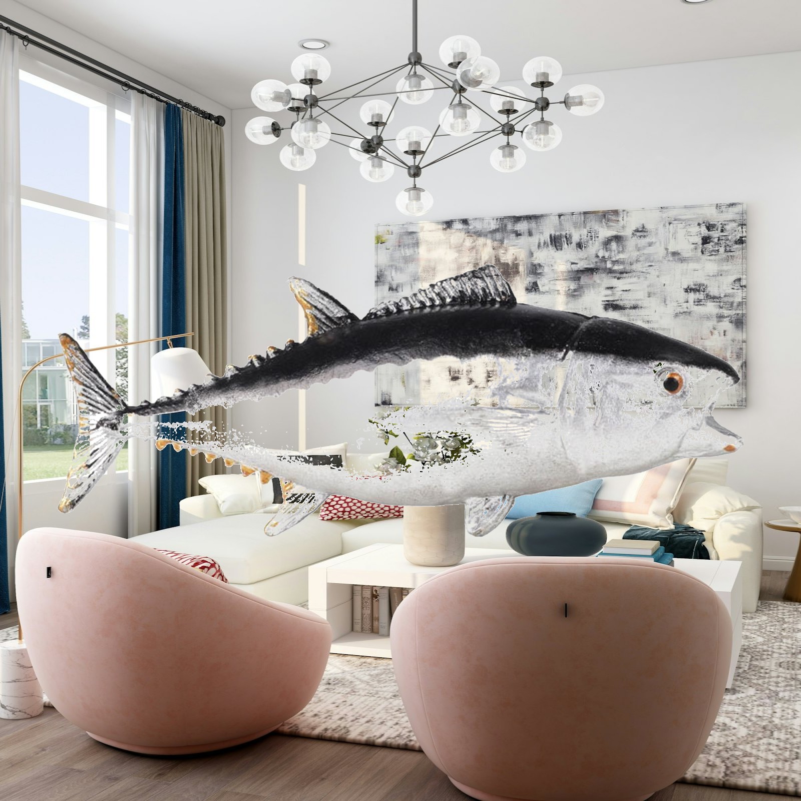Aquarium Fish Small - Aquarium-Dekorationen, kognitives Spielzeug, realistisch, vielseitig einsetzbar,