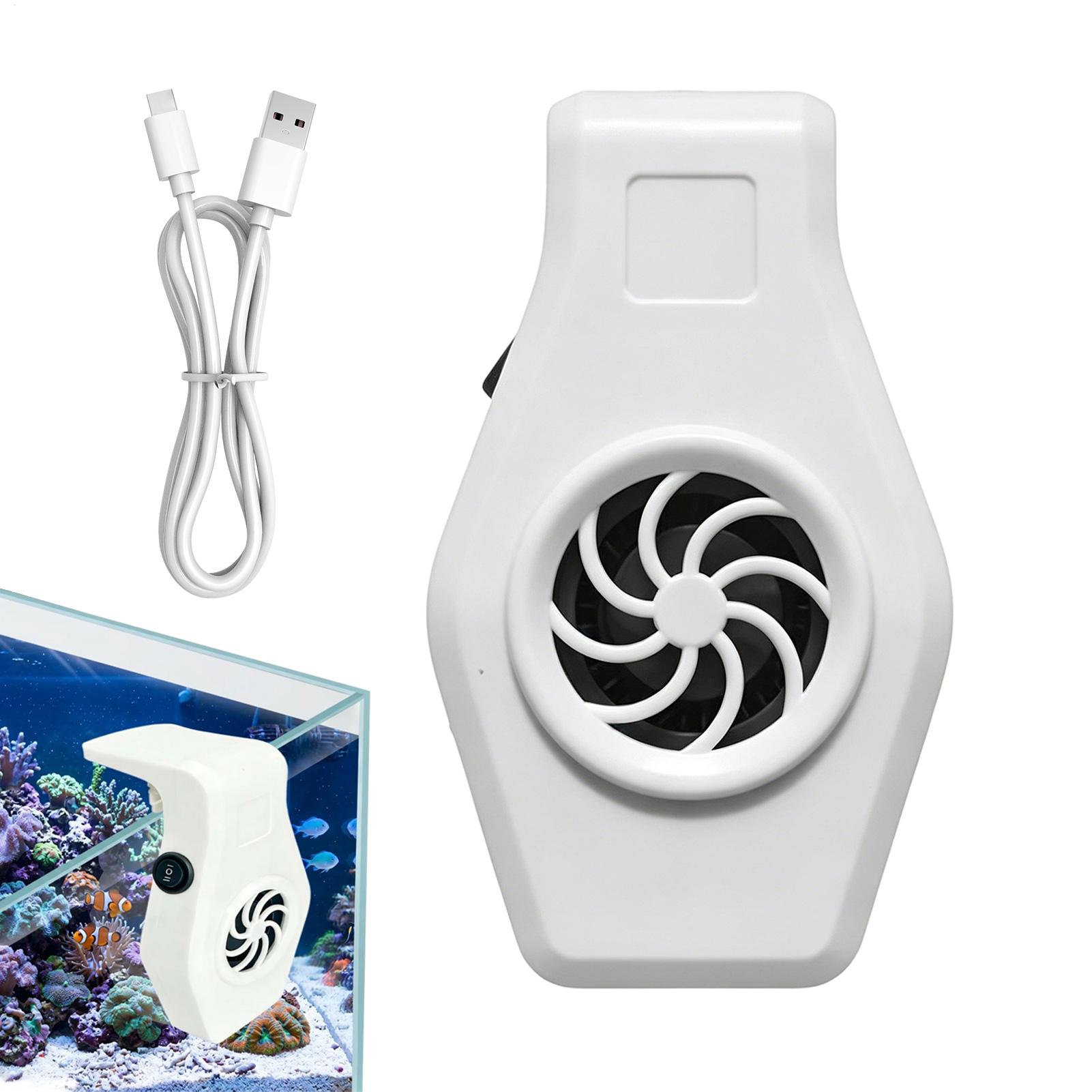 Aquarium Fish Background - Aquarium-Kühlventilator, einstellbarer Aquarium-Lüfter, einstellbare Windgeschwindigkeit, Aquarium-Wasserkühler,
