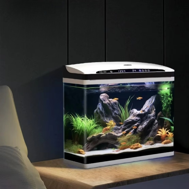 Aquarium Xl - Maßgefertigtes Großes Glas-Aquarium, Intelligentes Automatisches Glas-Fischbecken