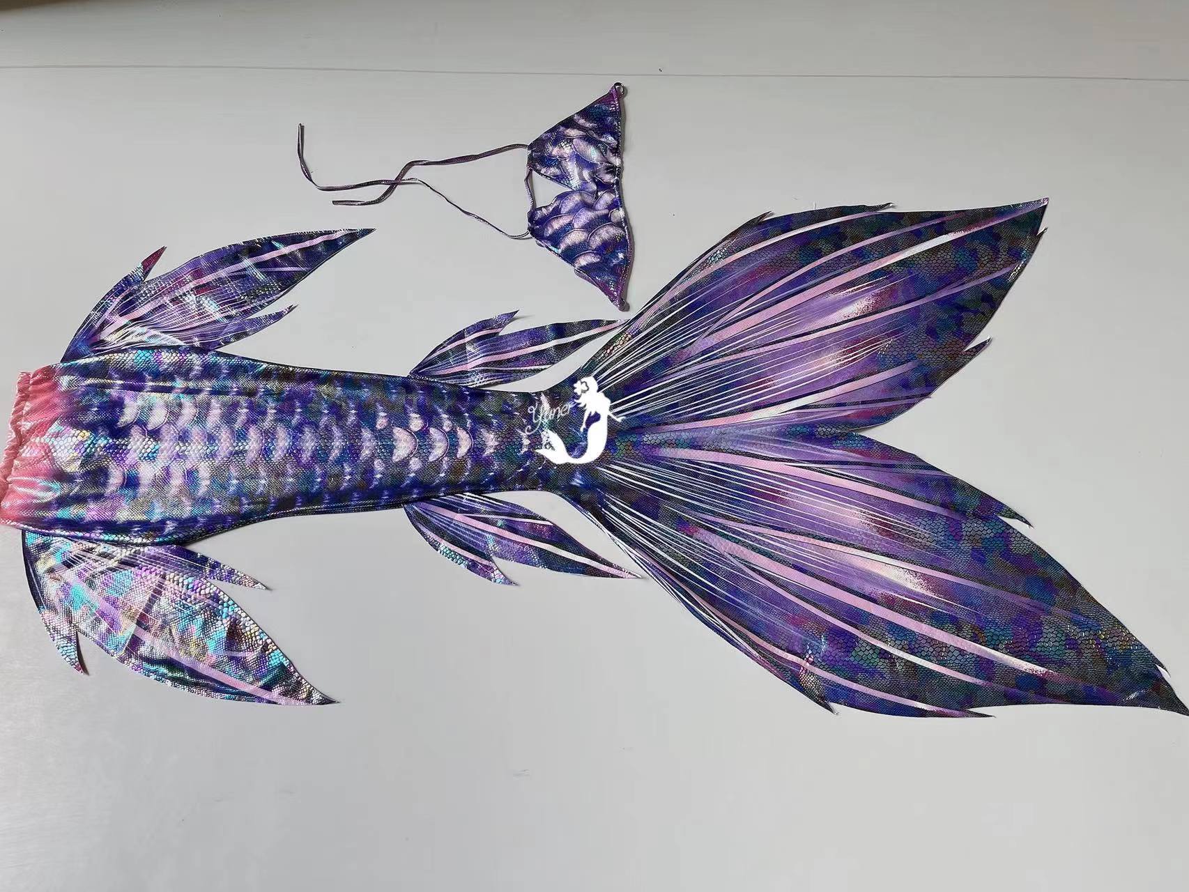 Aquarium Fish Beautiful - Yuner Original Heißprägung Meerjungfrau Fischschwanz Aquarium