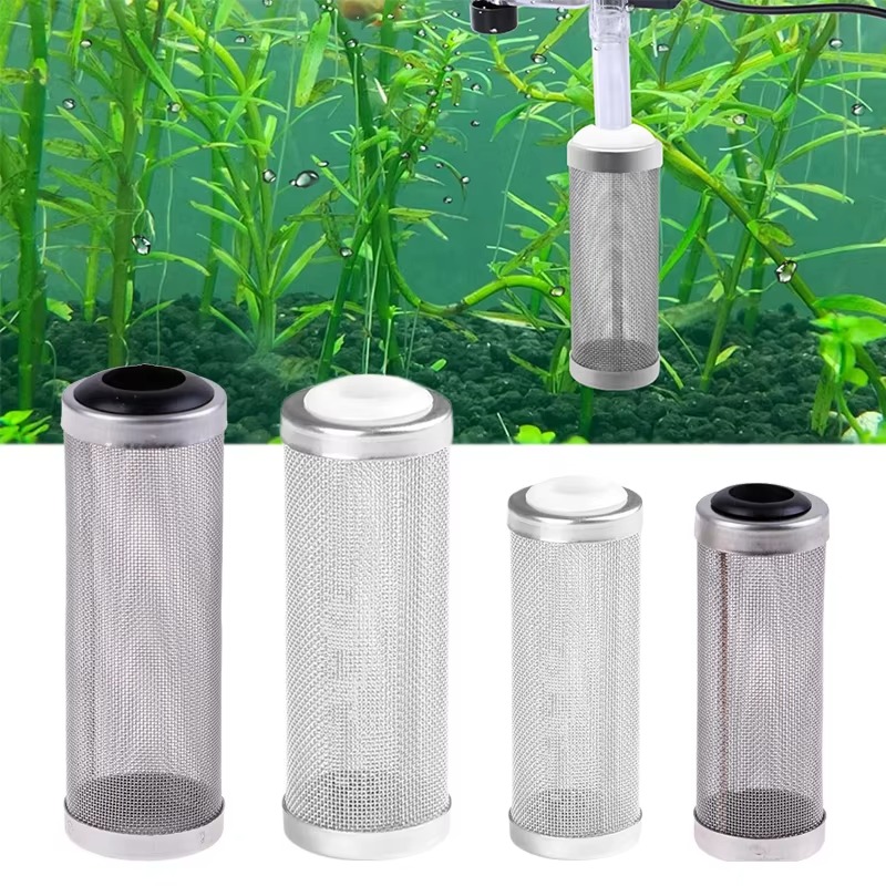 Aquarium Fish Net - 12/16mm Aquarium Inflow Einlass Filter Edelstahl