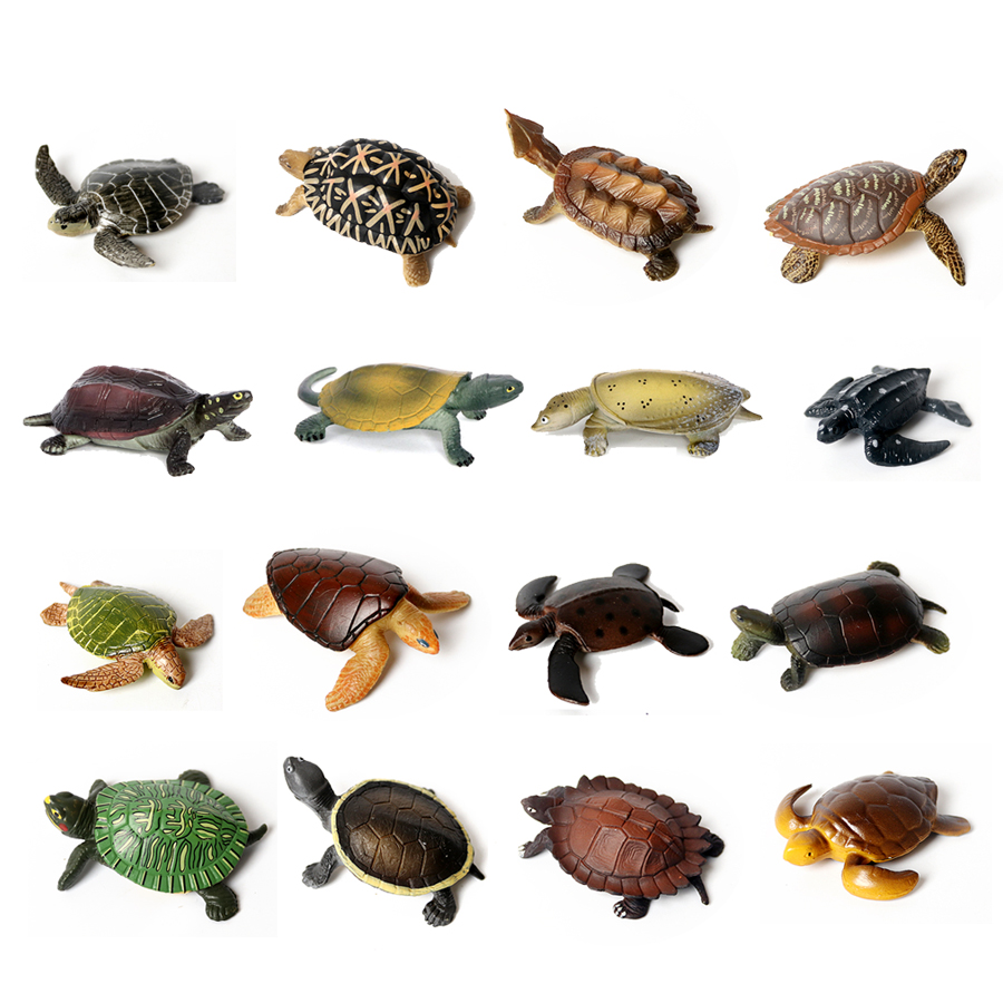 Fish Toys For Aquarium - Realistische Miniaturen Meeres leben Meeres schildkröte