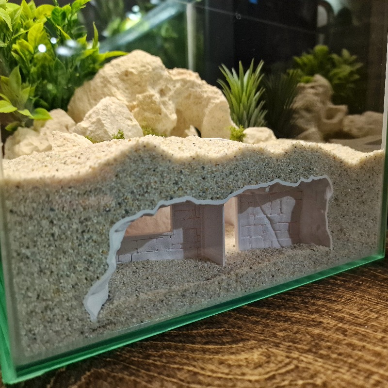 3D-Gedruckte Geheimhöhle für F – Aquarium Fish Hideout Bewertung und Preis