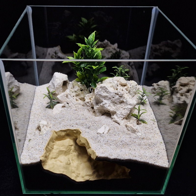 3D-gedrucktes High Sim Natural – Aquarium Fish Hideout Bewertung und Preis