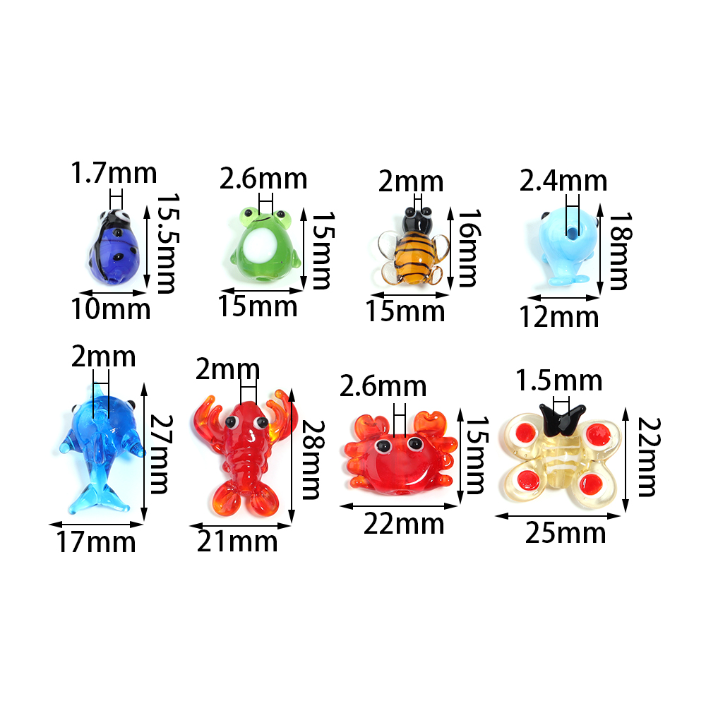 2 Stück Glas Anhänger Meeres t – Aquarium Fish Small Bewertung und Preis