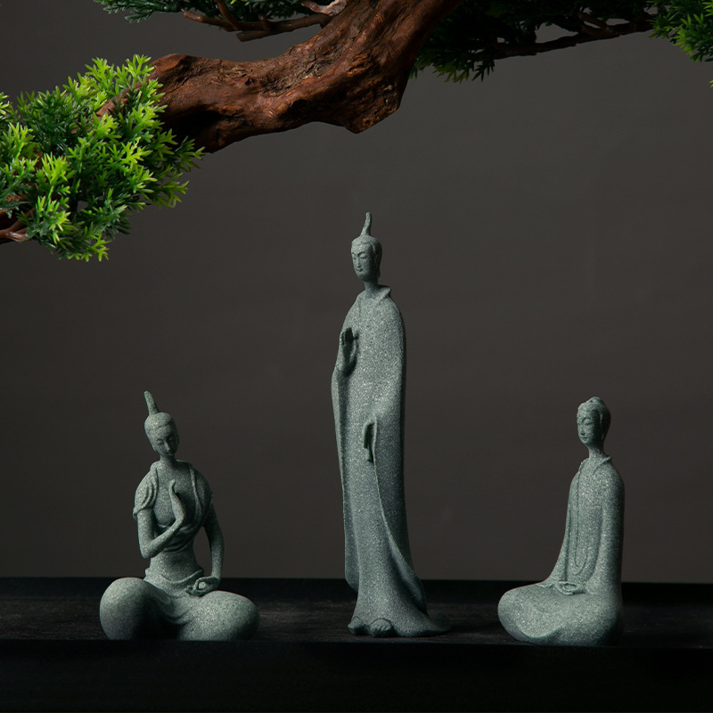 Mini buddhistische Mönche Figu – Aquarium Fish Small Bewertung und Preis