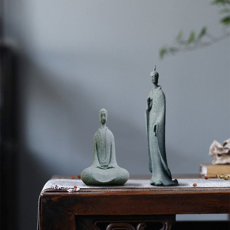 Mini buddhistische Mönche Figu – Aquarium Fish Small Bewertung und Preis