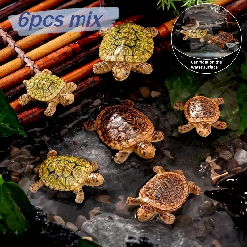 6 Mini-Schildkröten-Statuen fü – Aquarium Fish Small Bewertung und Preis