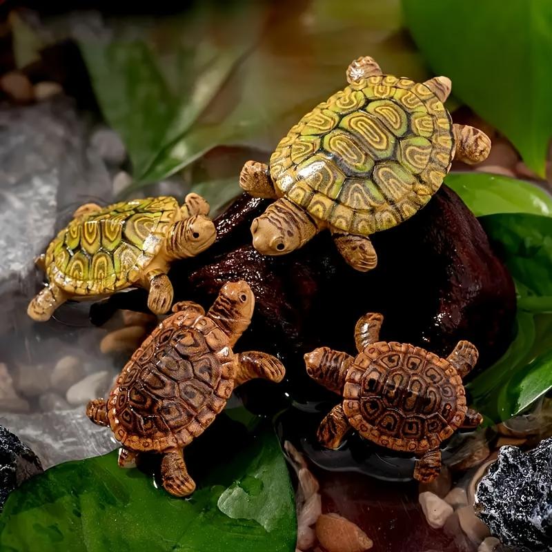 6 Mini-Schildkröten-Statuen fü – Aquarium Fish Small Bewertung und Preis
