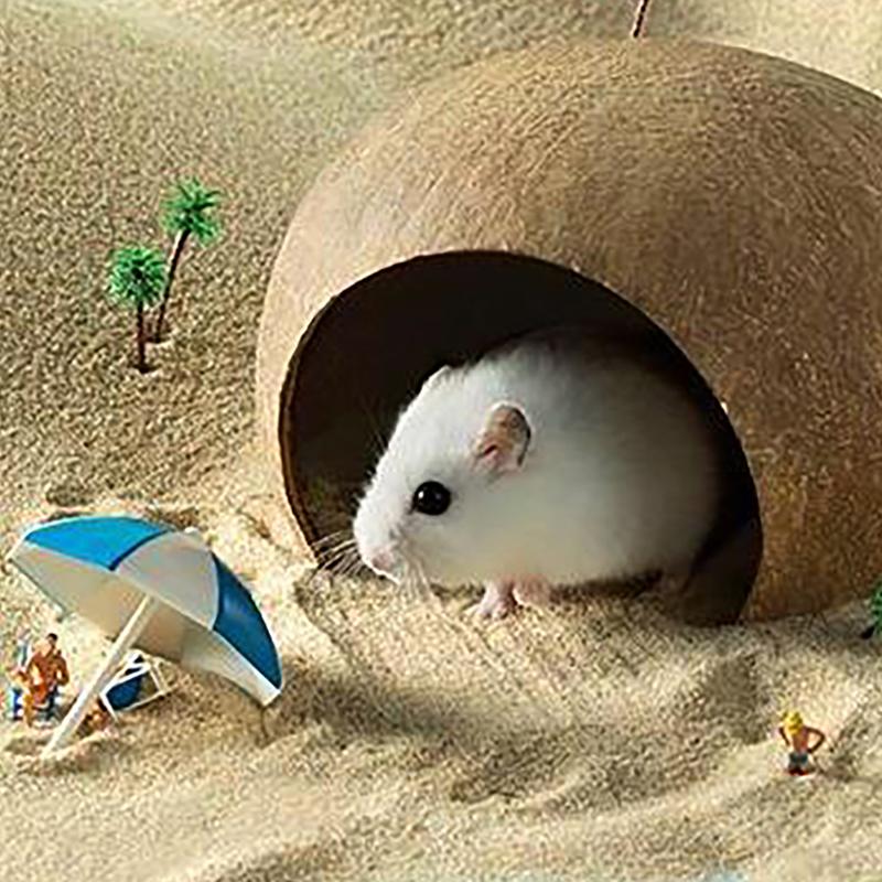 Kokosnuss-Hütte als Dekoration – Aquarium Fish Hideout Bewertung und Preis