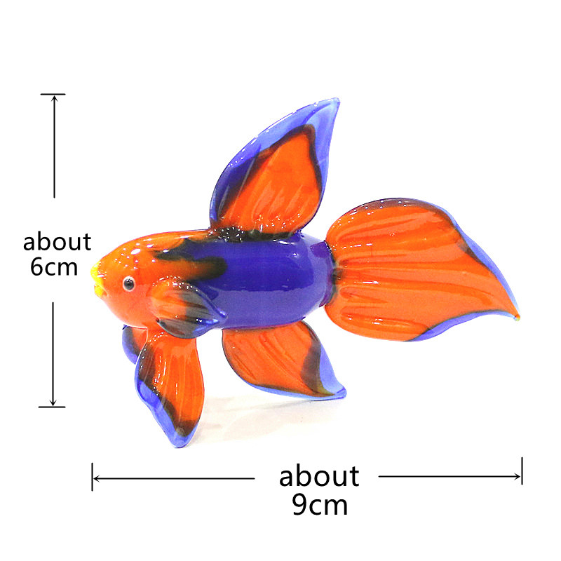 Orange Murano Glas tropische F – Aquarium Fish Small Bewertung und Preis