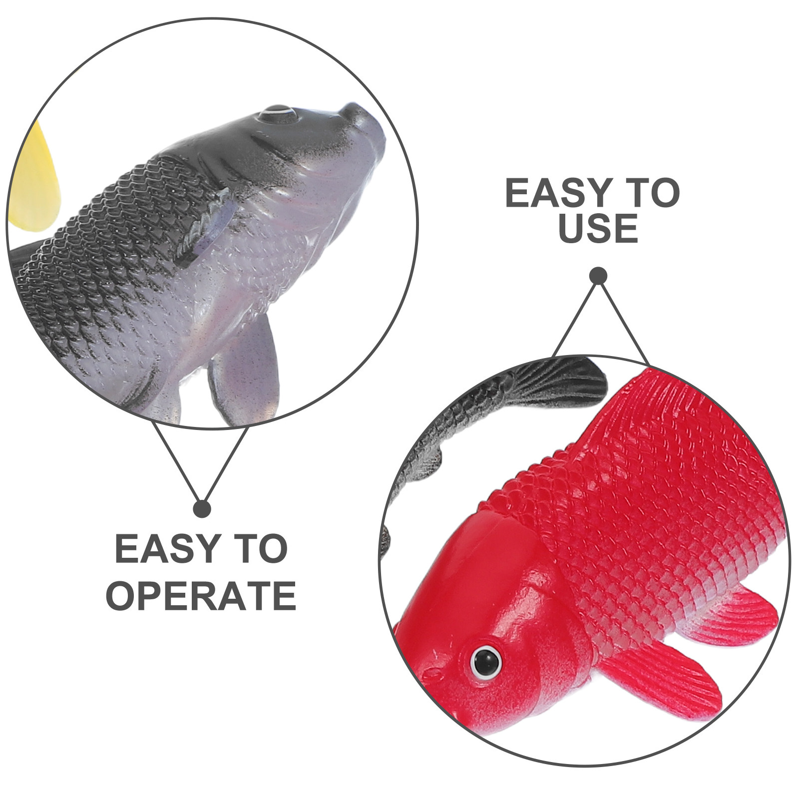 3-teiliges Fisch-Kunsthandwerk – Fish Toys For Aquarium Bewertung und Preis