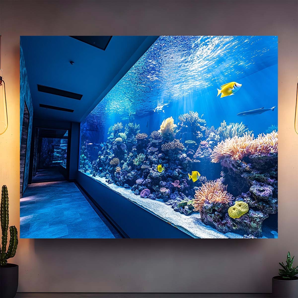Lebendiger Unterwasser-Aquariu – Aquarium Fish Background Bewertung und Preis