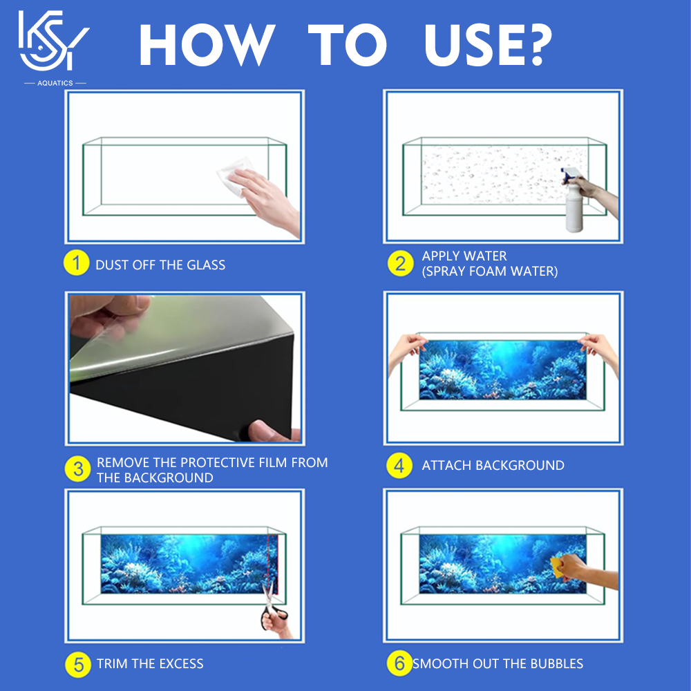 Dicker, selbstklebender Aquari – Aquarium Fish Background Bewertung und Preis