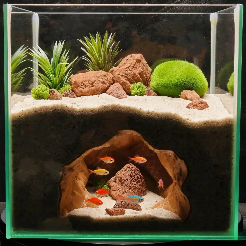 Sinkhole Cave Aquarium Ornamen – Aquarium Fish Hideout Bewertung und Preis