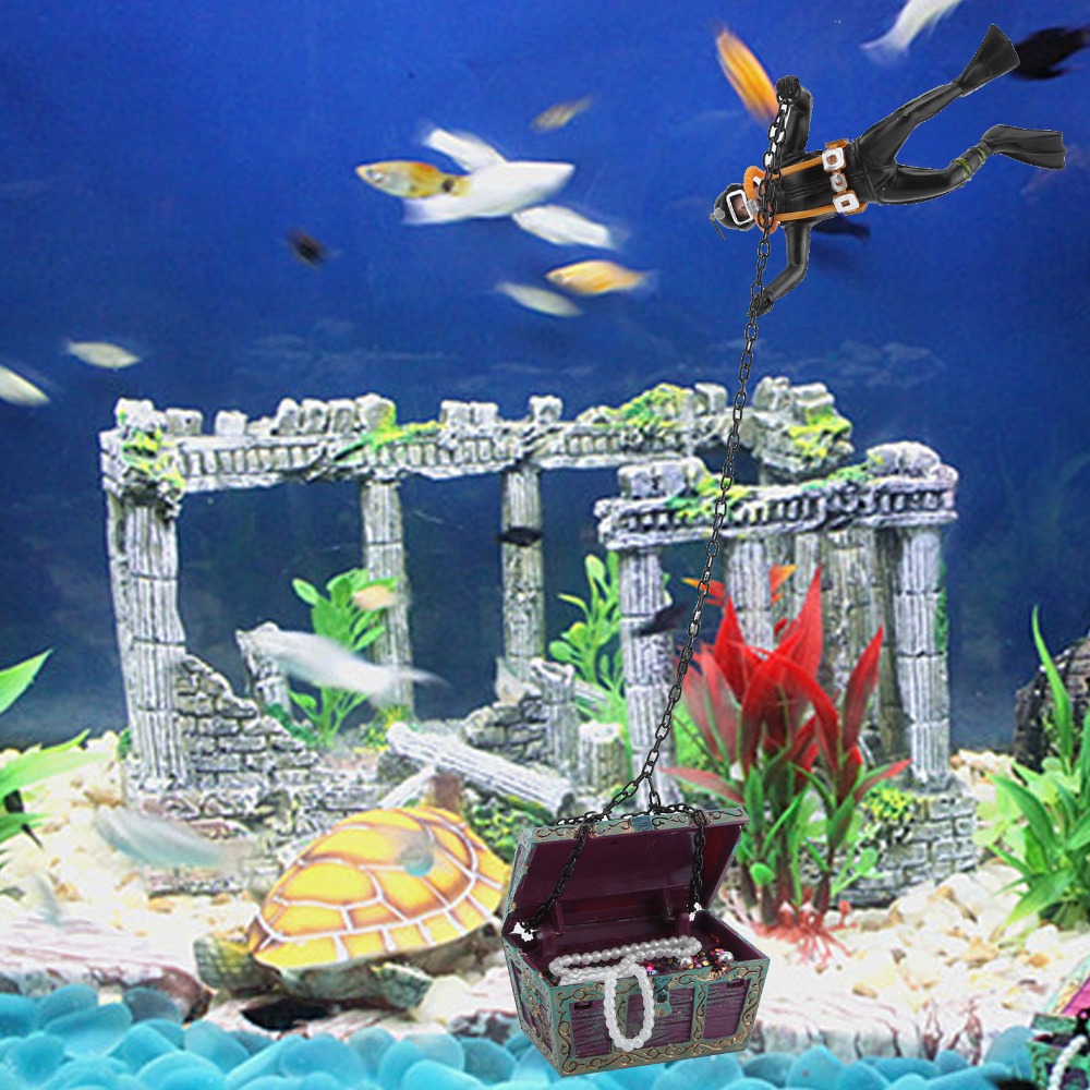Harz-Aquarium-Ornament Luftbet – Aquarium Fish Background Bewertung und Preis