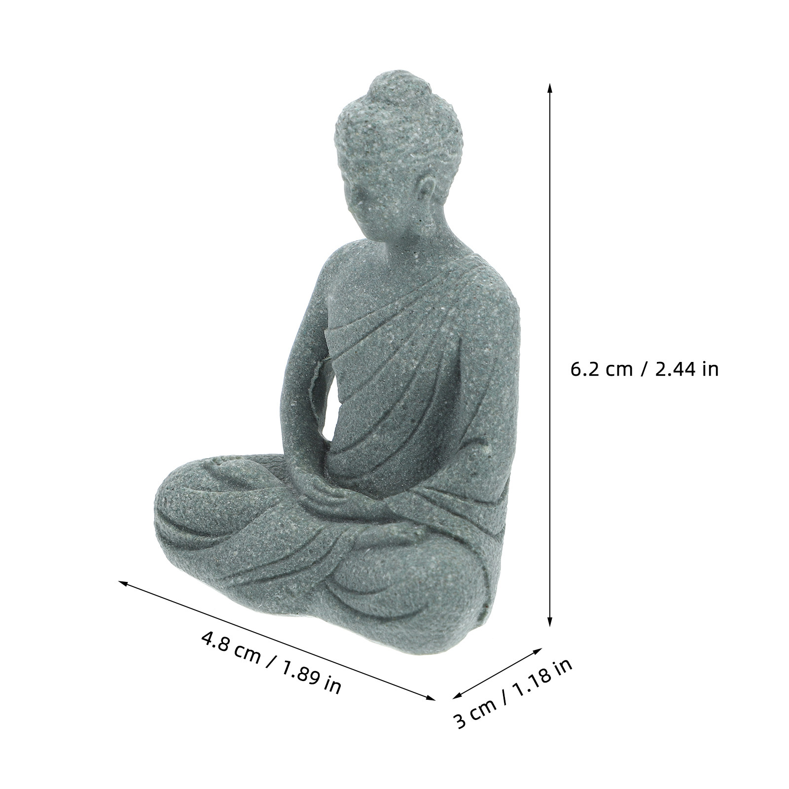 Mini-Buddha-Statue aus Kunstha – Aquarium Fish Small Bewertung und Preis